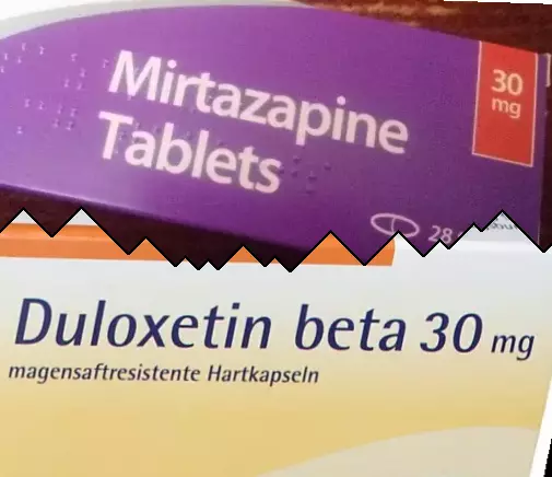 Mirtazapina vs Duloxetina